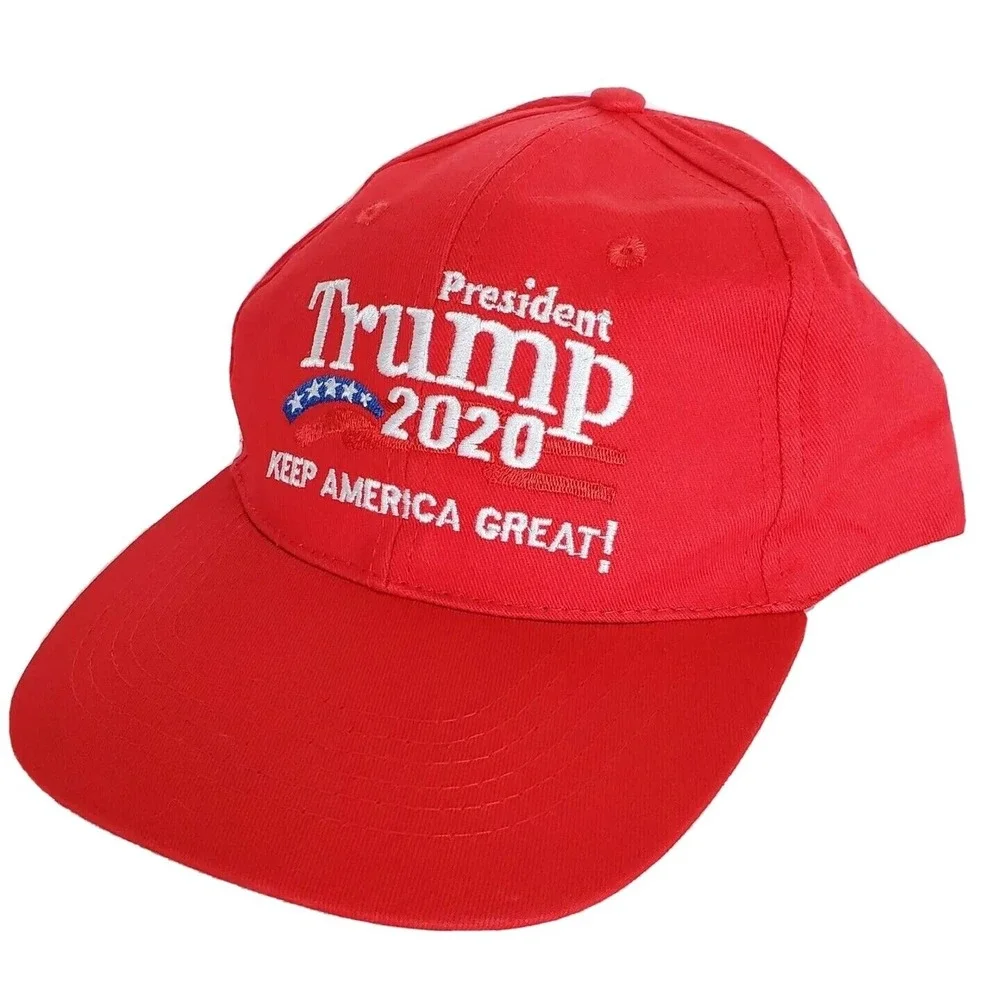 Keep America Great‎ Strapback Hat President Trump 2020 Campaign Cap Maga Red